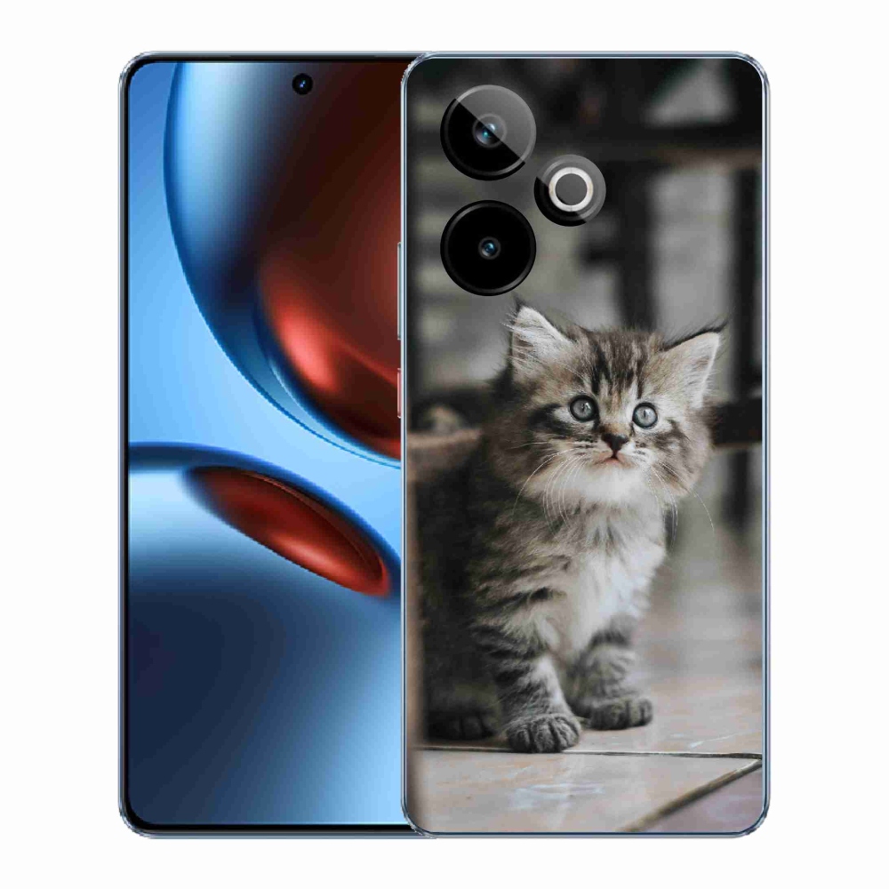 Rugalmas zselés tok mmCase képpel a Realme GT 7 5G/GT 7T 5G - cica számára