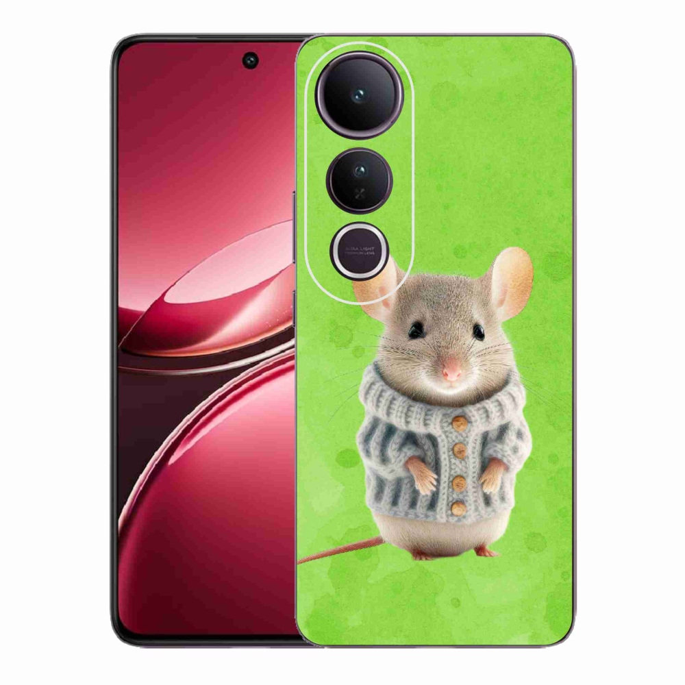 Gél borítás mmCase a Vivo V50 Lite 4G/5G készülékhez - egér pulóverben