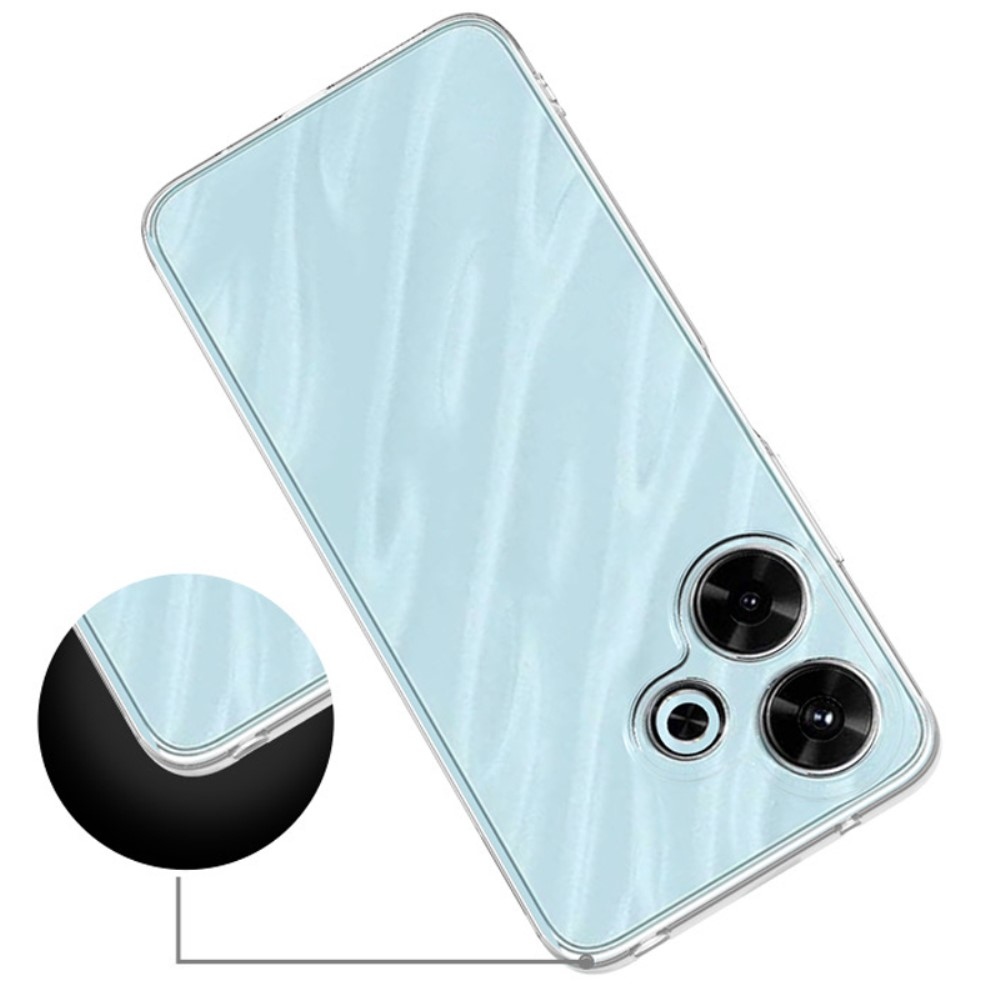 Átlátszó zselés tok megerősített sarkokkal Xiaomi Redmi 13 4G/Poco M6 4G - átlátszó