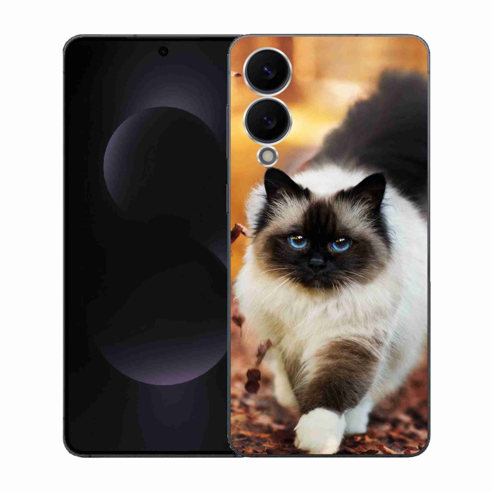 Zselés borítás mmCase Samsung Galaxy S25 Edge készülékhez - macska