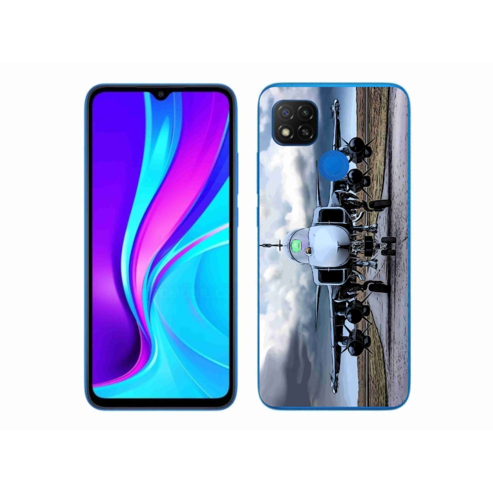 Gél borítás mmCase a Xiaomi Redmi 9C-hez - katonai repülőgépek