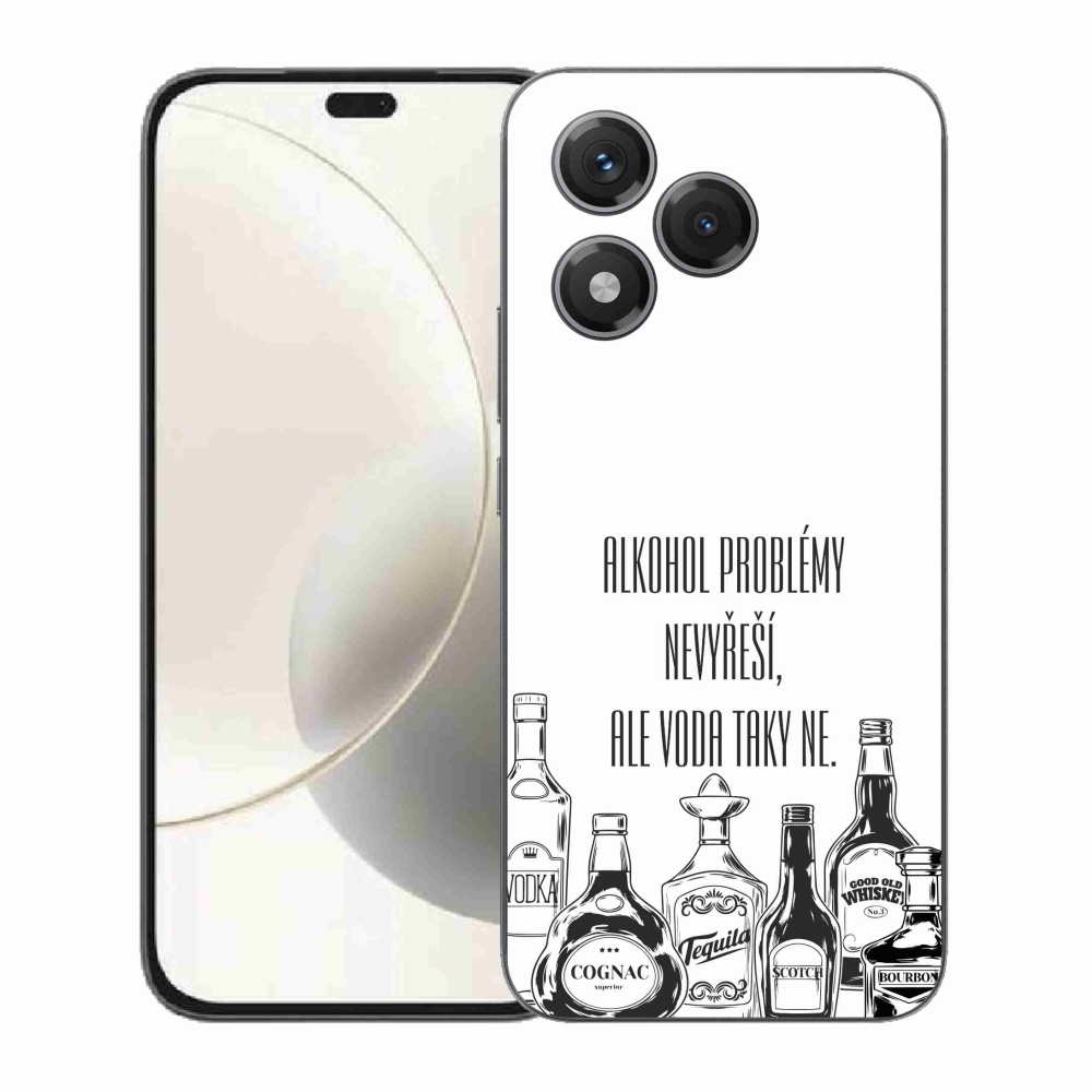 Gél borító mmCase a Honor 400 Lite-hoz - vicces szöveg fehér háttérrel