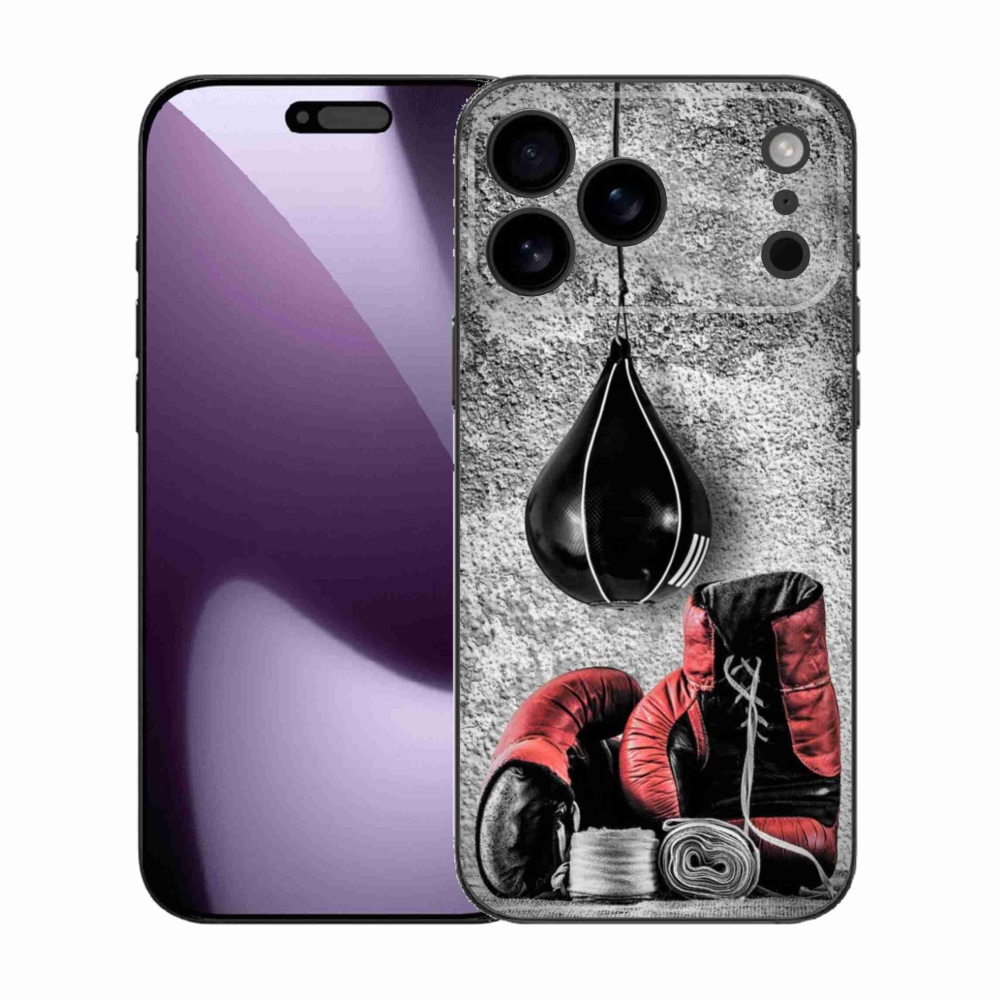 Zselés borítás mmCase iPhone 17 Pro Max készülékhez - bokszzsák és kesztyűk