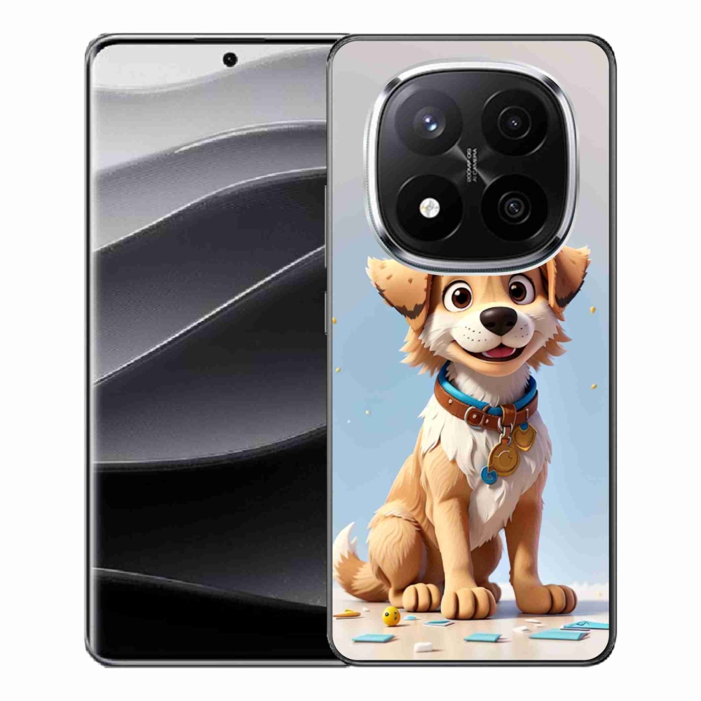 Gél borítás mmCase a Xiaomi Redmi Note 14 Pro+ 5G - rajzfilm kölyökkutyához