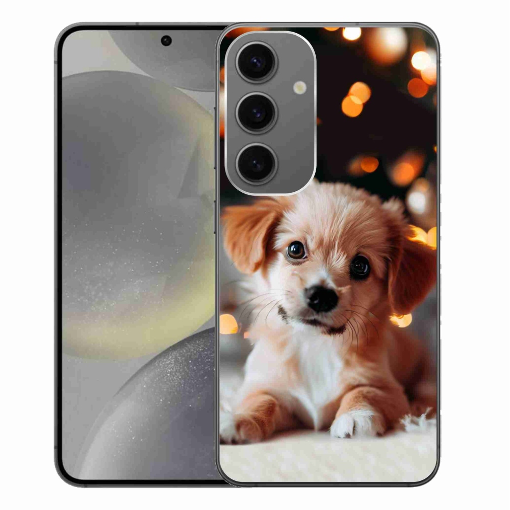 Zselés borítás mmCase Samsung Galaxy S24+ - kölyökkutyakékhez