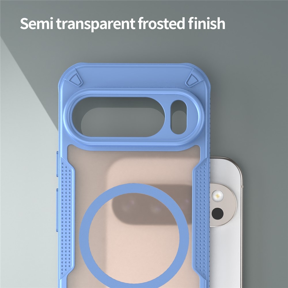 Froste tartós védőburkolat MagSafe-val a Google Pixel 10 Pro-hoz - kék