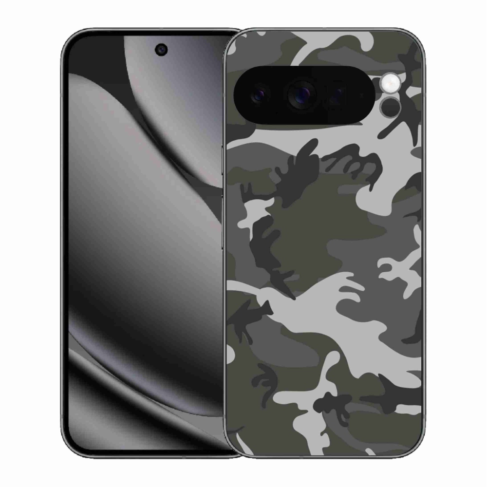 Zselés borítás mmCase a Google Pixel 10 Pro XL-hez - álcázó minta