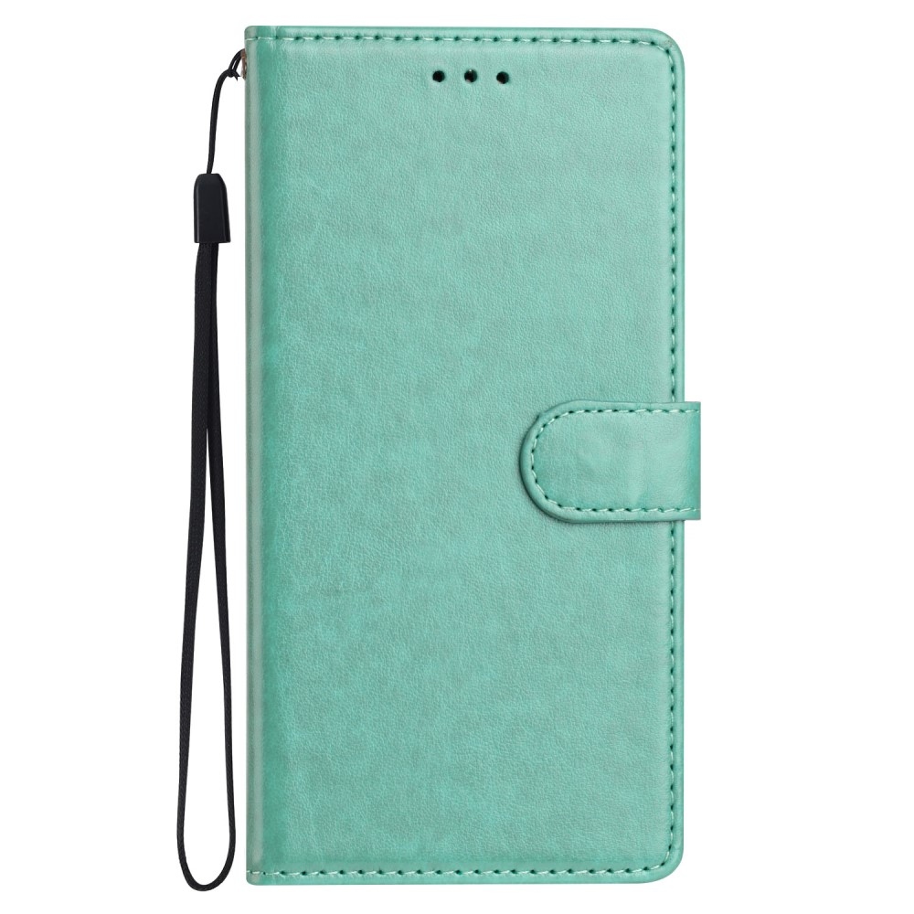 Vérrögök könyv tok a Xiaomi Redmi Note 14 5G-hez - teal színű