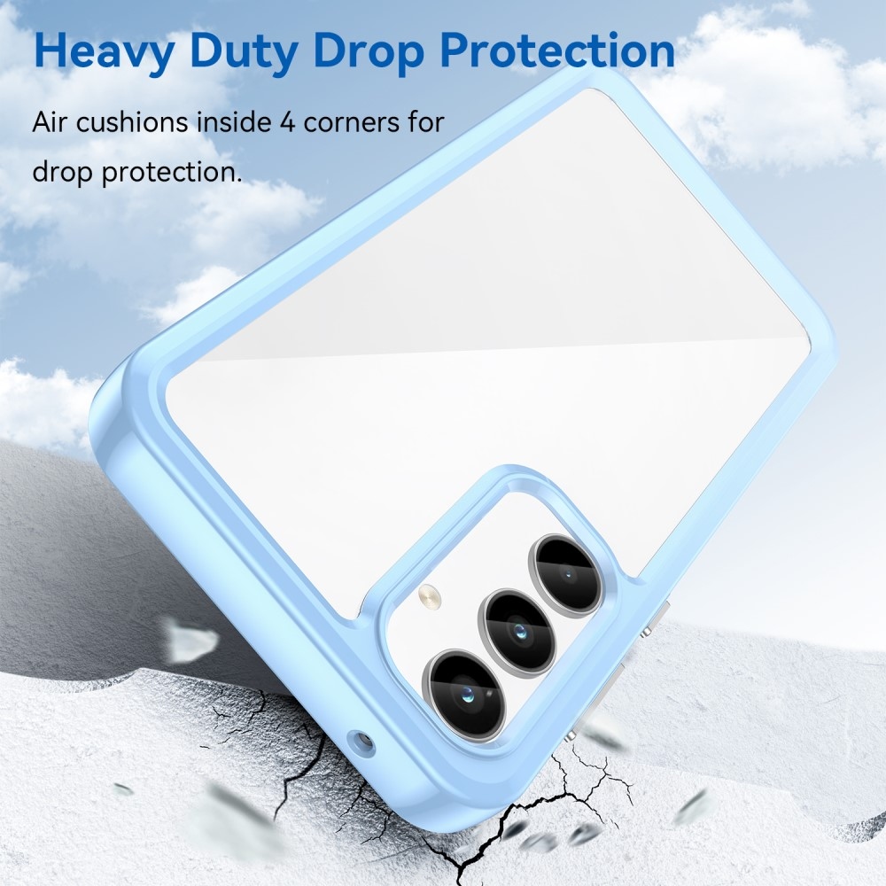 Gél tok kemény hátlappal Samsung Galaxy A35 5G készülékhez - kék