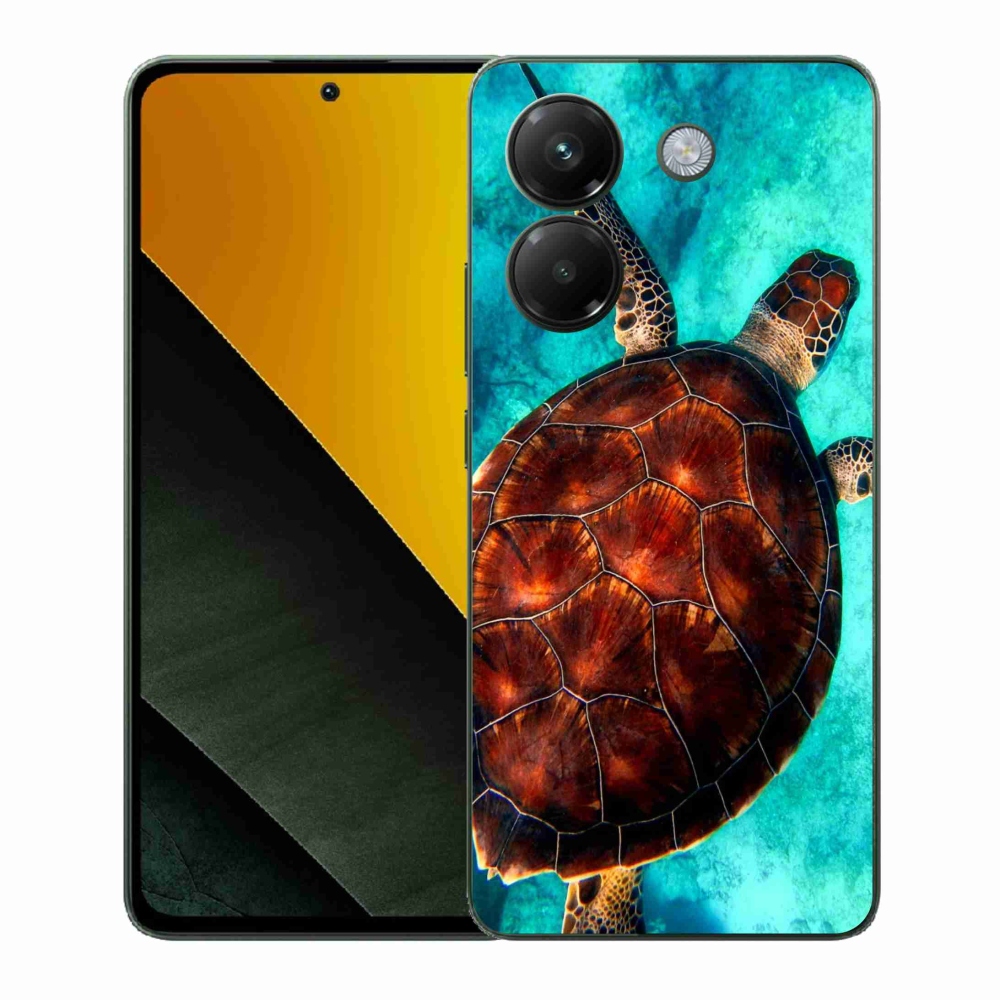 Gél borítás mmCase a Xiaomi Poco M7 Pro 5G-hez - teknősbéka