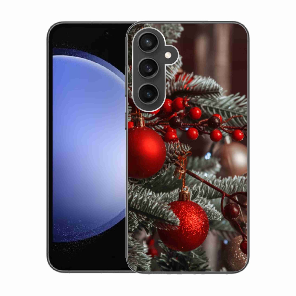 Gél borítás mmCase Samsung Galaxy S23 FE - Karácsonyi dekoráció 2