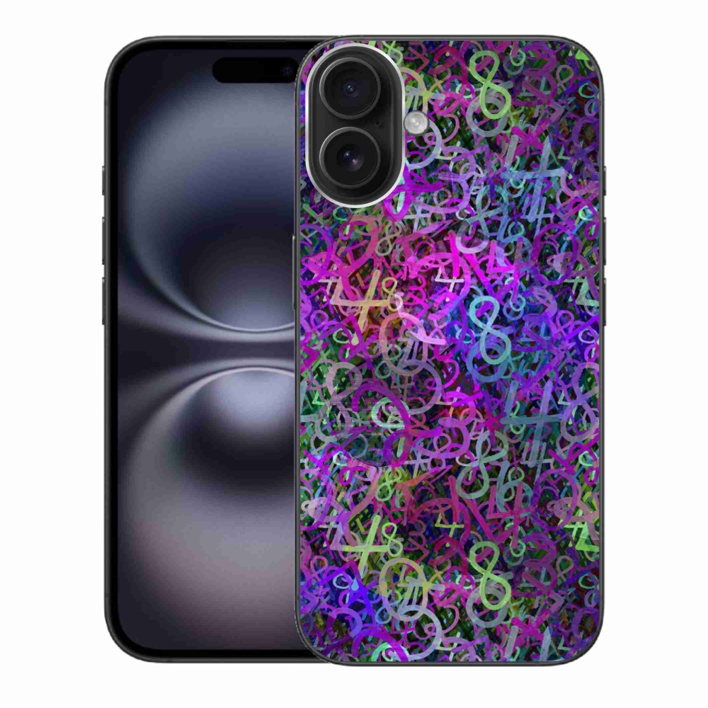 Gél borítás mmCase iPhone 16 Plus készülékhez - absztrakt motívum 25