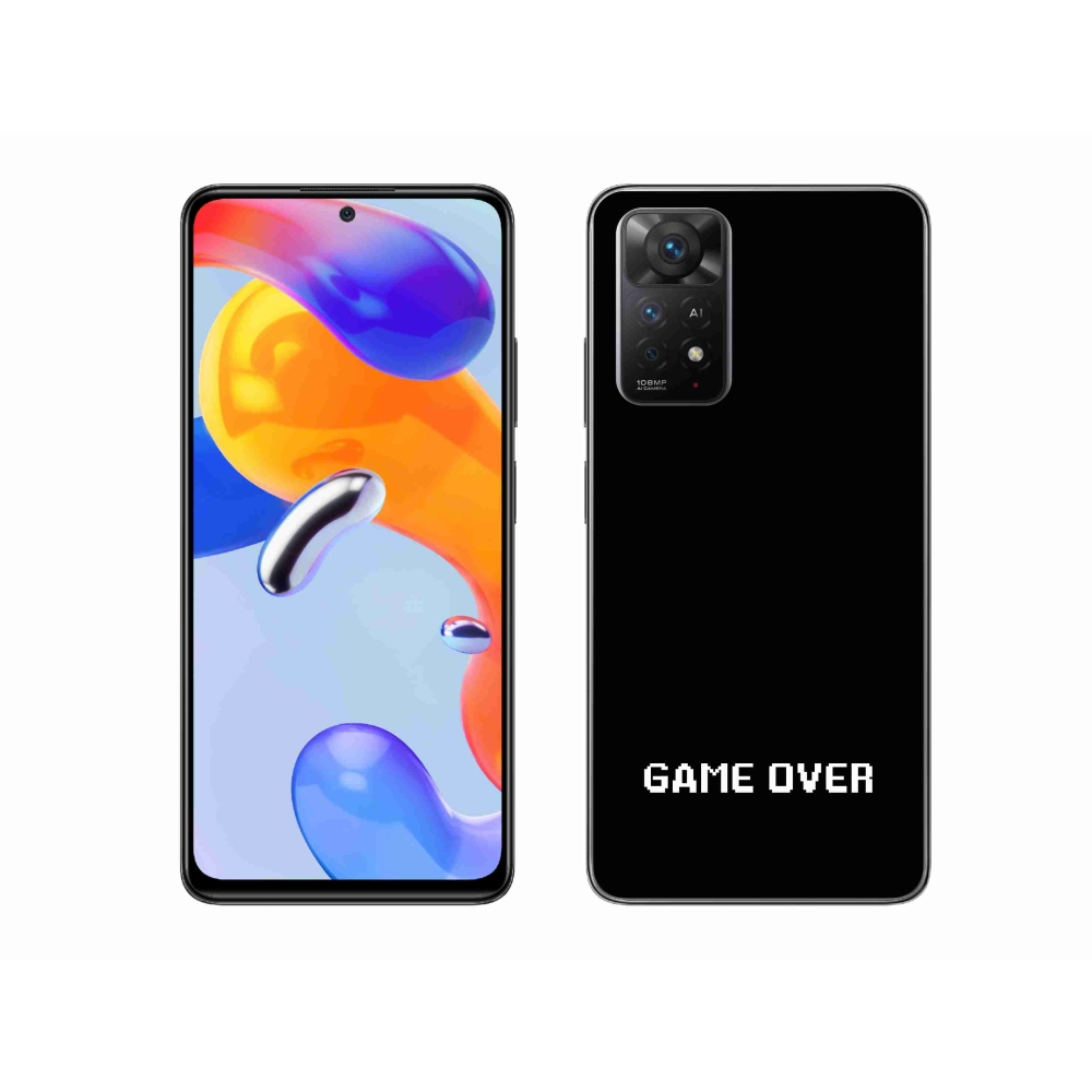 Gél borítás mmCase a Xiaomi Redmi Note 11 Pro 4G/5G számára - játék fekete háttérrel