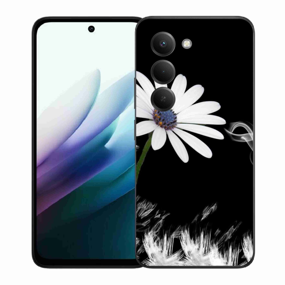 Gél borítás mmCase a Xiaomi Redmi 15 4G/5G (171mm) - fehér virág