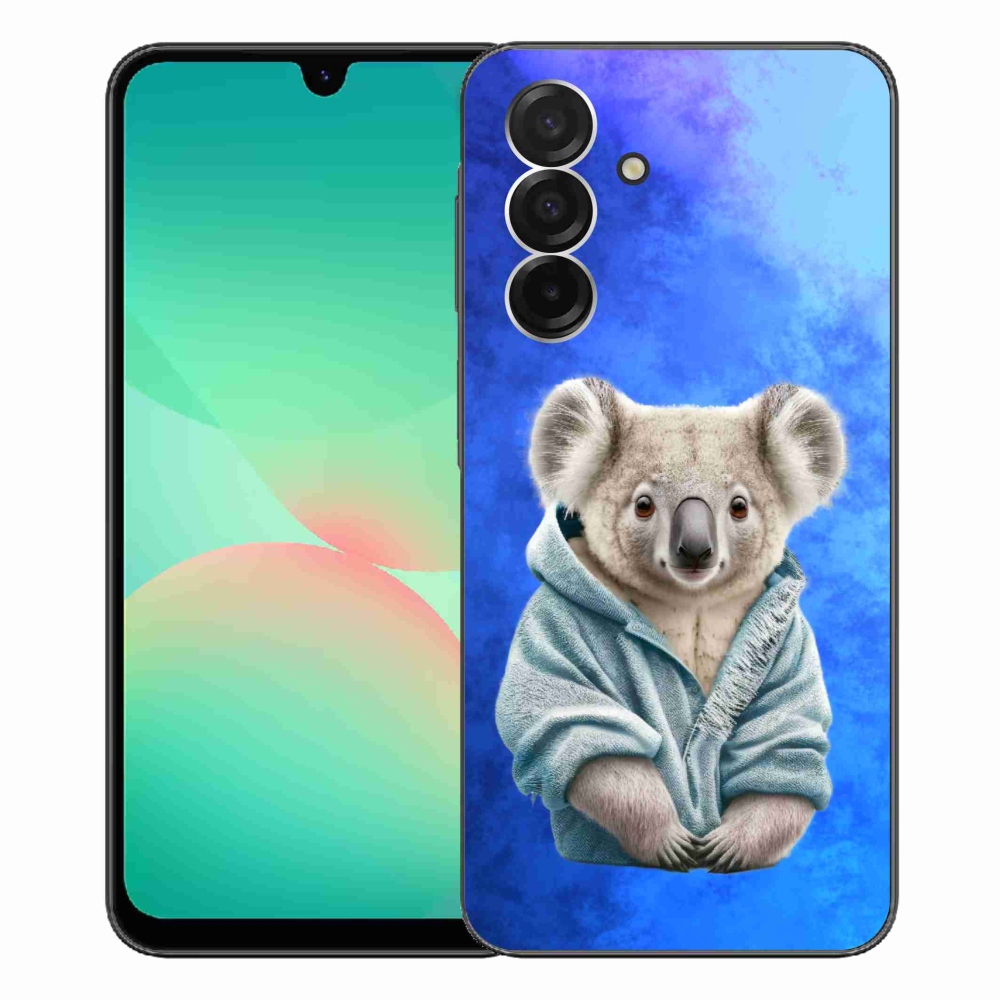 Zselés borítás mmCase Samsung Galaxy A26 5G - koala pulóverben