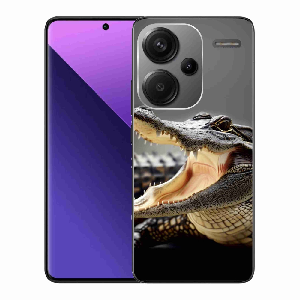 Gél borítás mmCase a Xiaomi Redmi Note 13 Pro+ 5G számára - krokodil