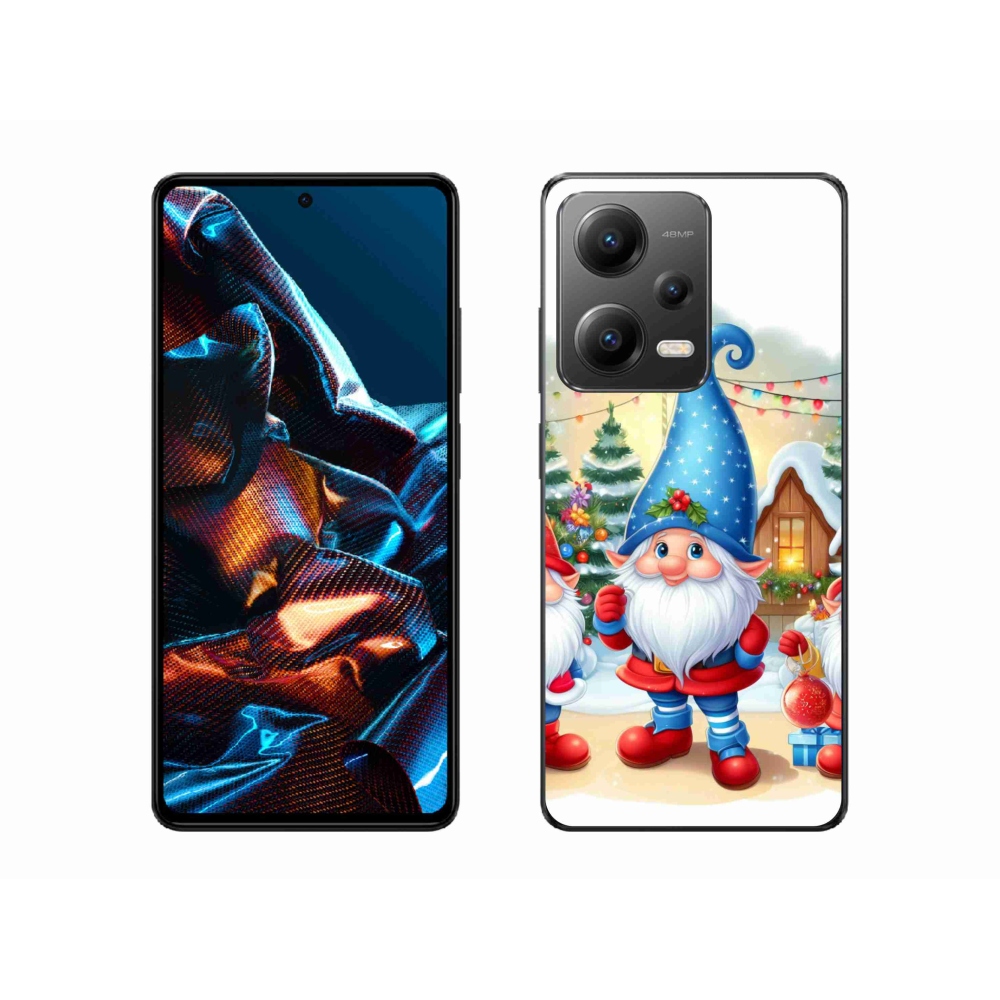 Gél borítás mmCase a Xiaomi Redmi Note 12 Pro 5G számára - karácsonyi manók