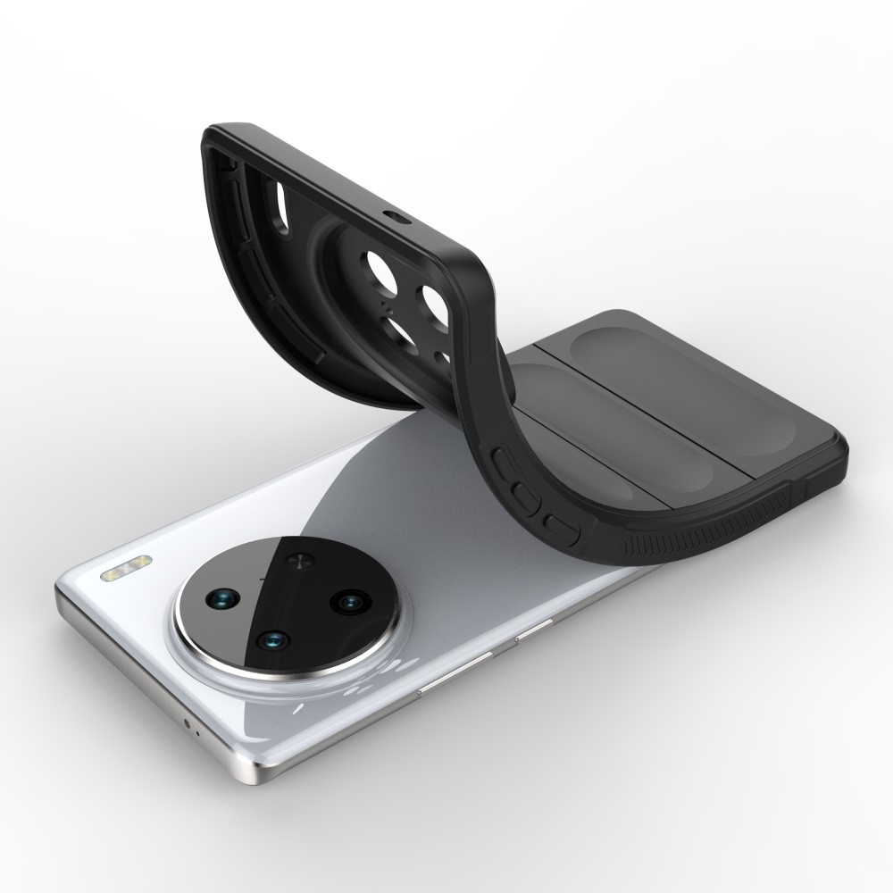 Rugg tartós zselés tok a Vivo X90 Pro készülékhez - fekete