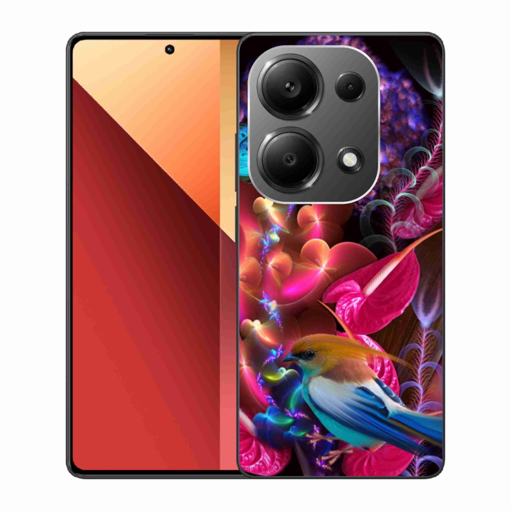 Gél borítás mmCase a Xiaomi Redmi Note 13 Pro 4G/Poco M6 Pro számára - színes virágok