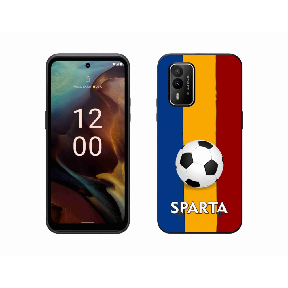 Zselés borítás mmCase a Nokia XR21 készülékhez - futball 1