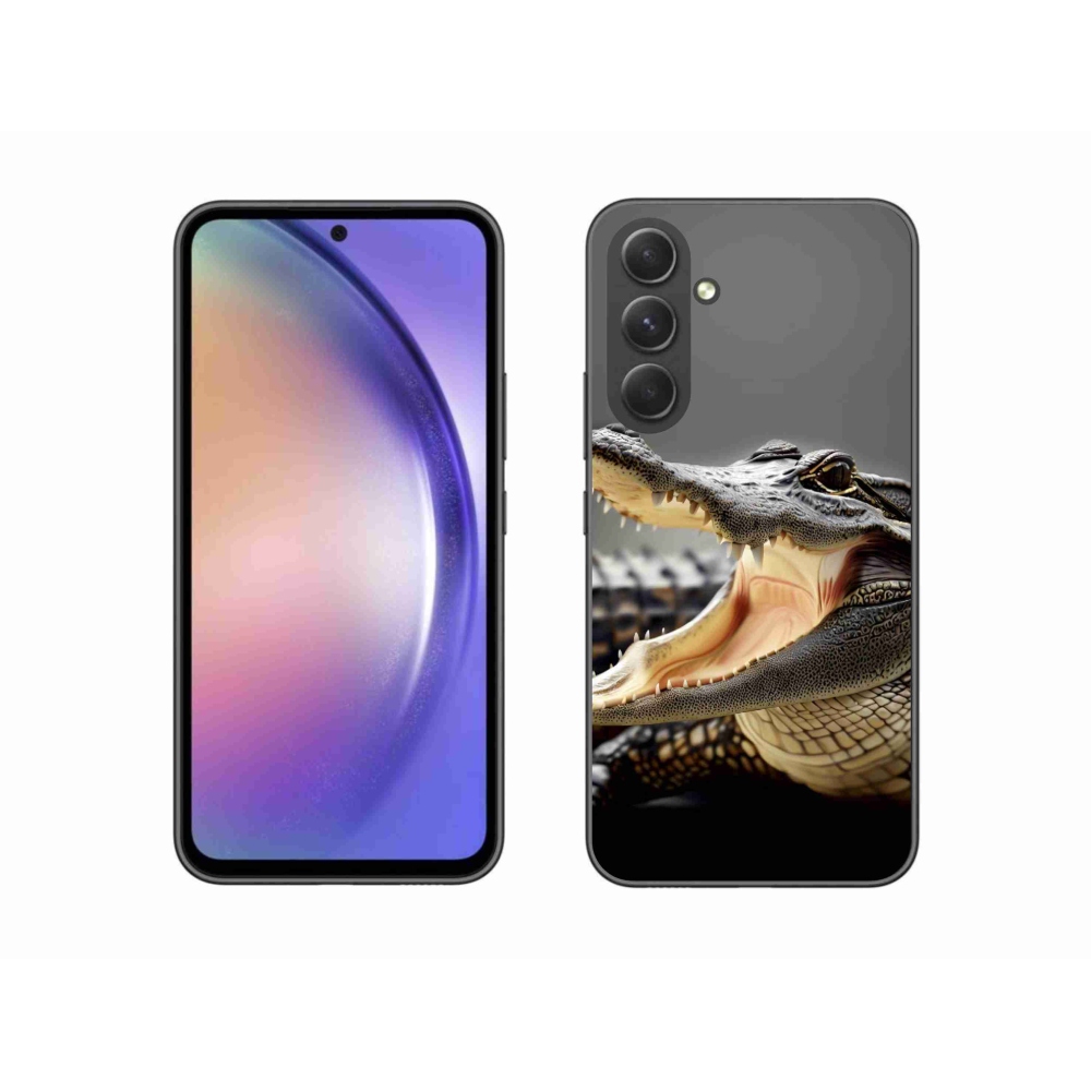 Zselés borítás mmCase Samsung Galaxy A54 5G - krokodil