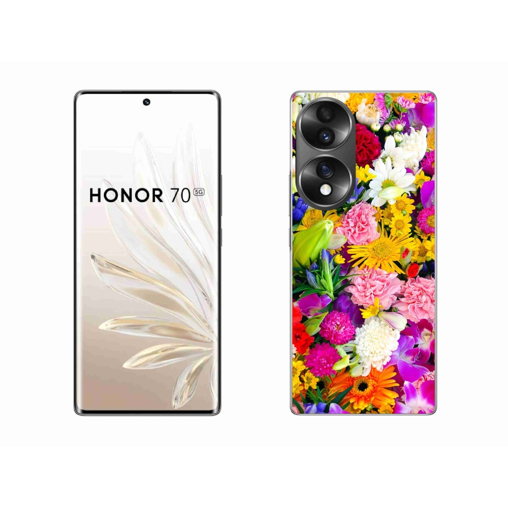 Zselés borítás mmCase a Honor 70-hez - virág 12