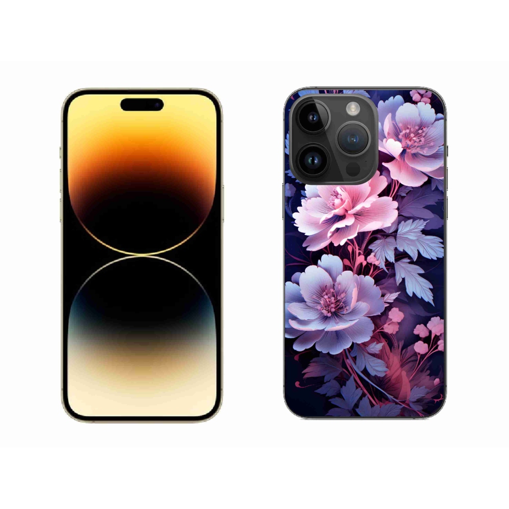 Zselés borítás mmCase iPhone 14 Pro Max készülékhez - virágok 11