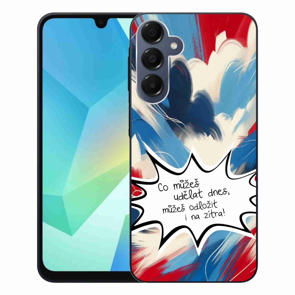 Gél borító mmCase Samsung Galaxy A16 4G/5G - vicces szöveg 9 fehér háttér