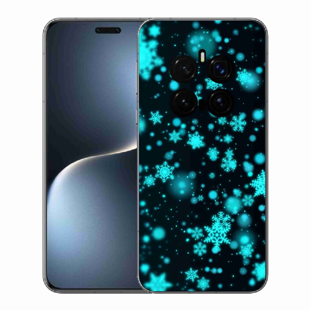 Gél borítás mmCase a Honor Magic 7 Pro 5G készülékhez - hópelyhek 1