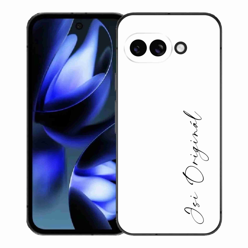 Gél borító mmCase a Google Pixel 9a - te vagy az eredeti fehér háttérrel