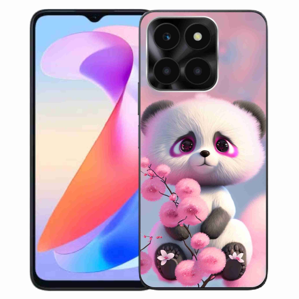 Zselés borítás mmCase a Honor X6a készülékhez - aranyos panda 1
