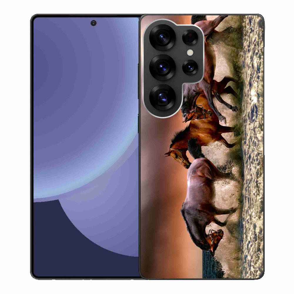 Zselés borítás mmCase Samsung Galaxy S25 Ultra - lovak 1