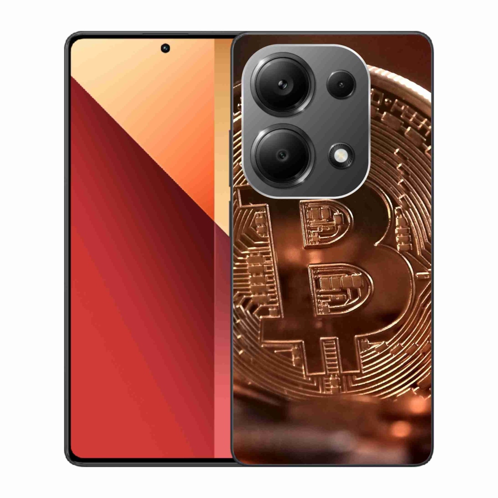 Gél borítás mmCase a Xiaomi Redmi Note 13 Pro 4G/Poco M6 Pro számára - bitcoin