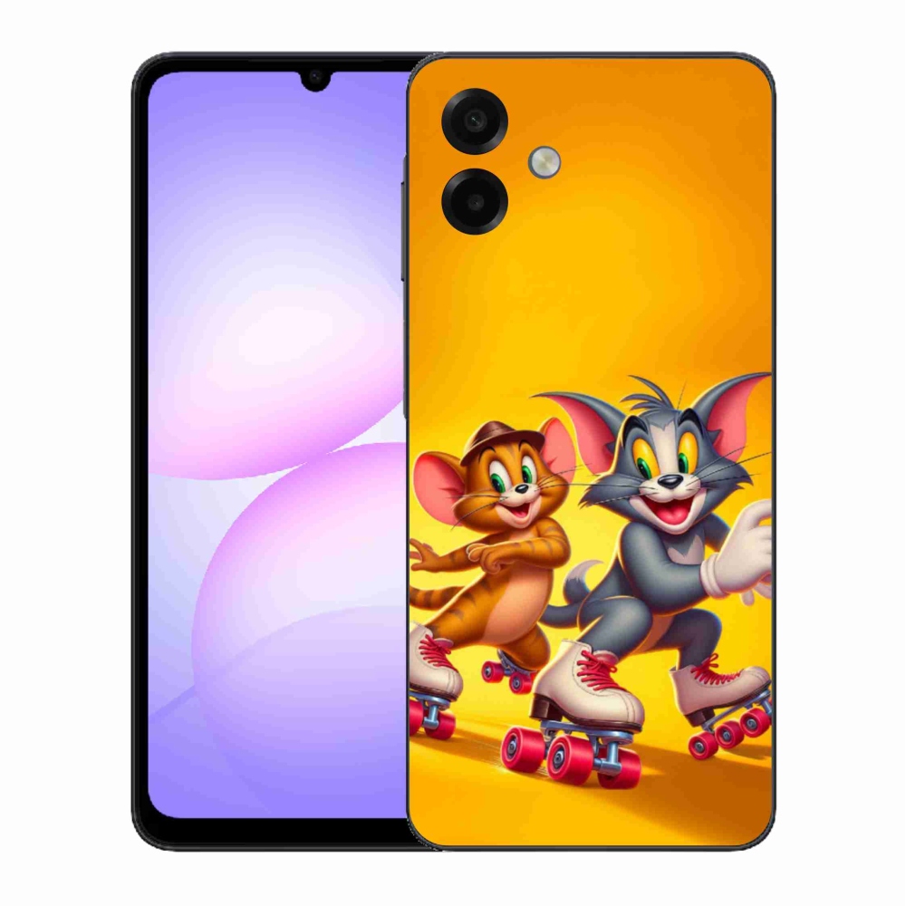 Gél védőhuzat mmCase Samsung Galaxy A07 4G - tom and jerry