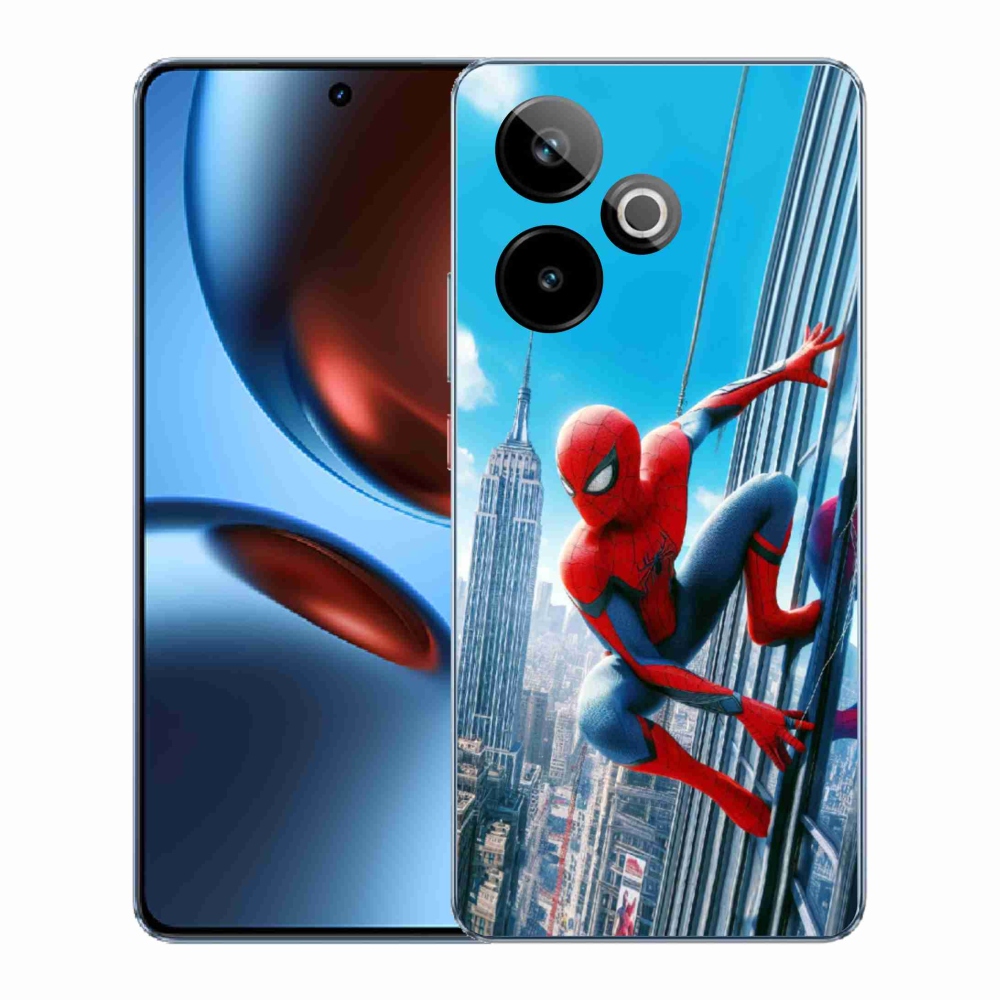 Rugalmas zselés tok mmCase képpel a Realme GT 7 5G/GT 7T 5G - pókember számára