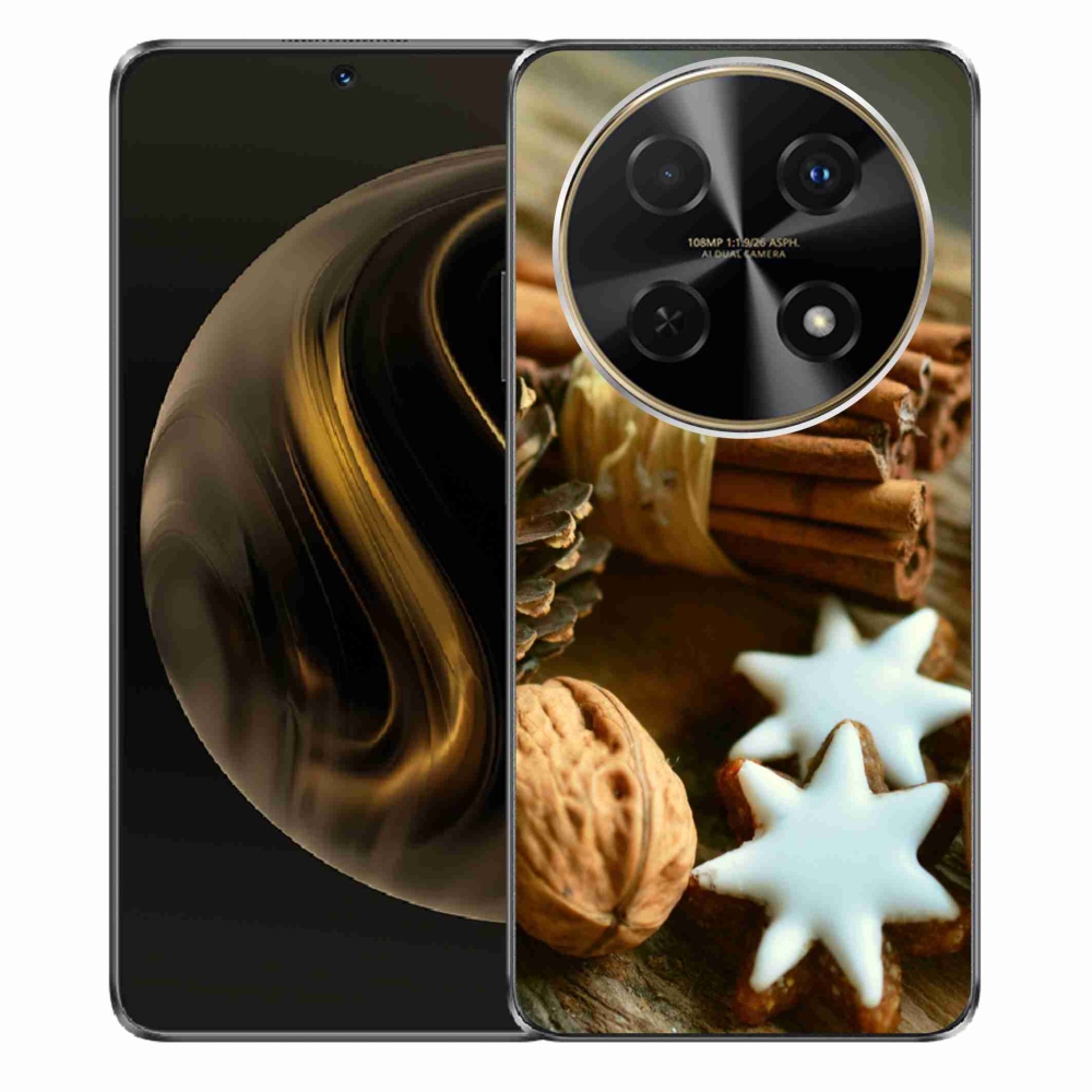 Gél borítás mmCase a Huawei Nova 12i készülékhez - fahéj és mézeskalács