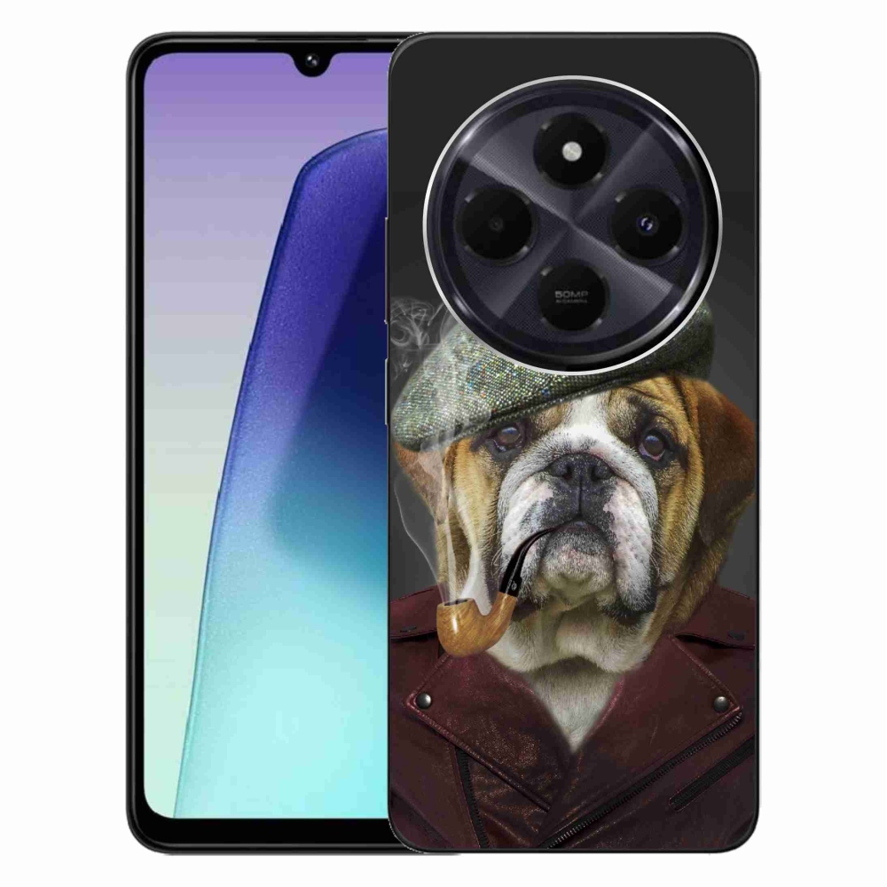 Gél borítás mmCase a Xiaomi Redmi 14C/Poco C75-hez - kutya csővel