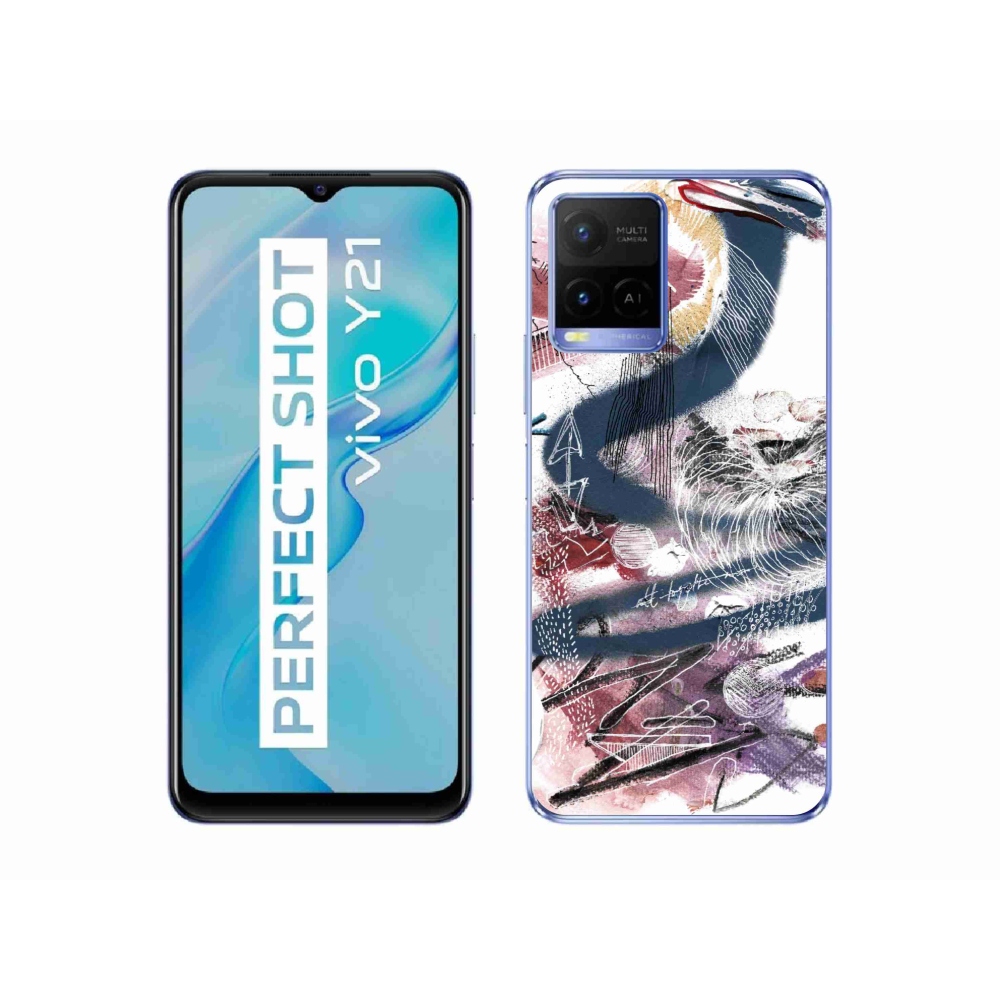 Zselés borítás mmCase a Vivo Y21/Y21s/Y33s készülékhez - absztrakt motívum 28