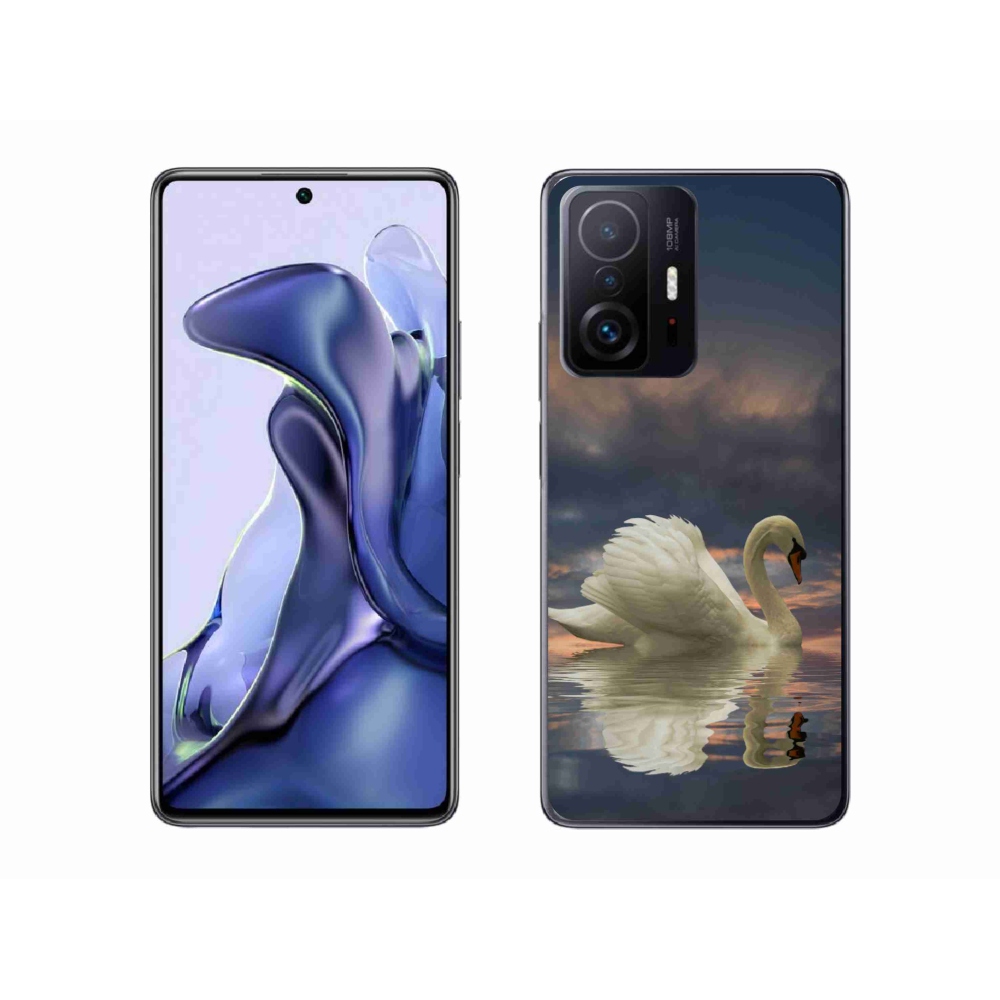 Gél borítás mmCase a Xiaomi 11T Pro számára - hattyú