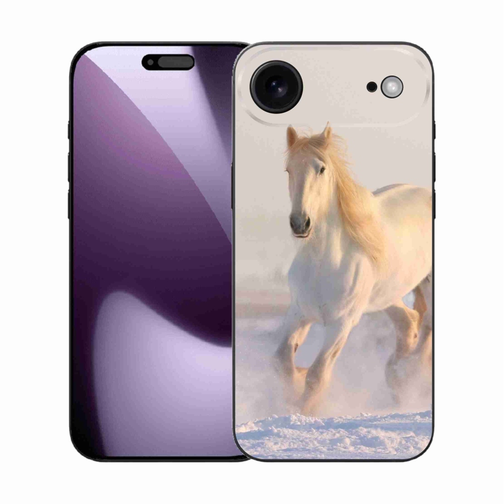 Zselés borítás mmCase iPhone 17 Air készülékhez - ló a hóban