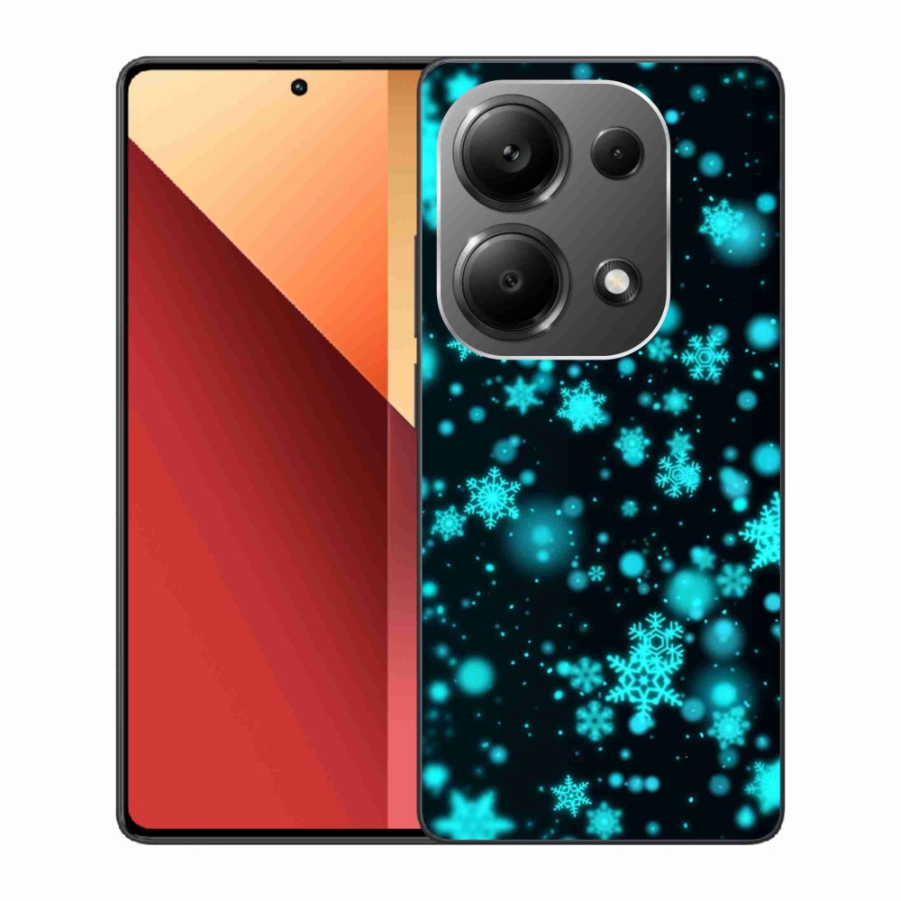 Gél borító mmCase a Xiaomi Redmi Note 13 Pro 4G/Poco M6 Pro - hópelyhek 1