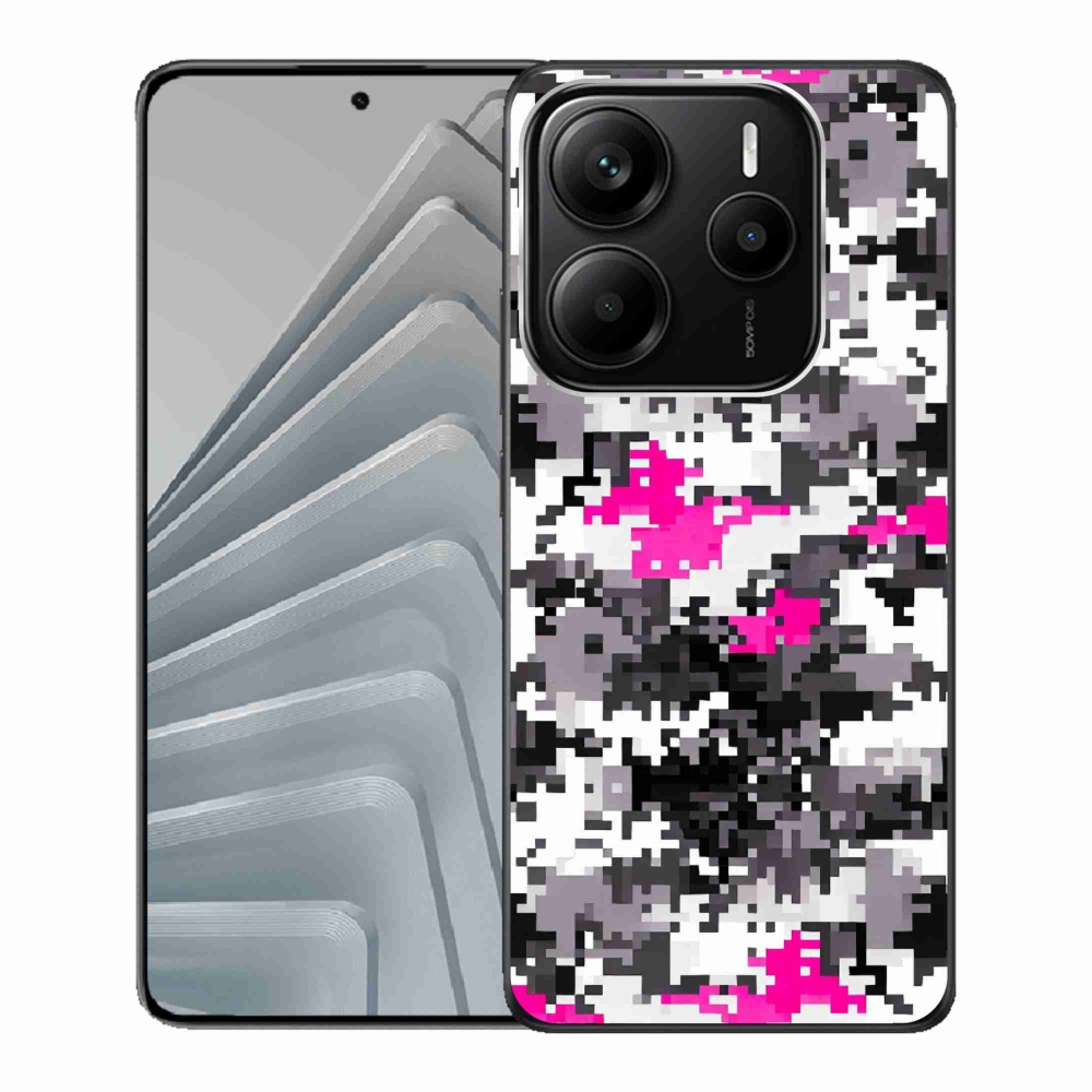 Gél borítás mmCase a Xiaomi Redmi Note 14 5G-hez - álcázó minta 4