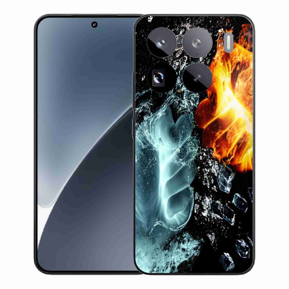 Gél borítás mmCase a Xiaomi 15 Pro számára - víz és tűz