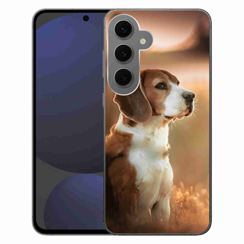 Gél védőhuzat mmCase Samsung Galaxy S24 FE készülékhez - bézs színű