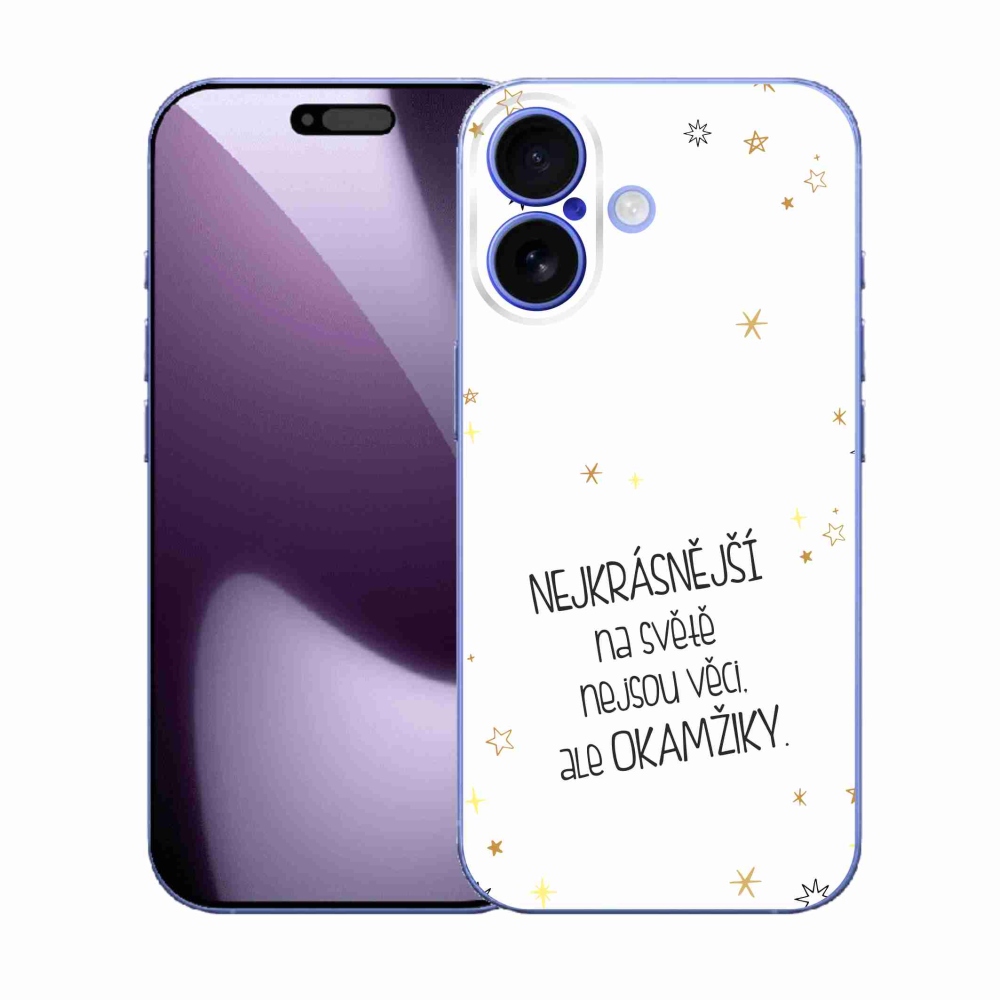 Gél borítás mmCase iPhone 17 - idézem 4 fehér háttér