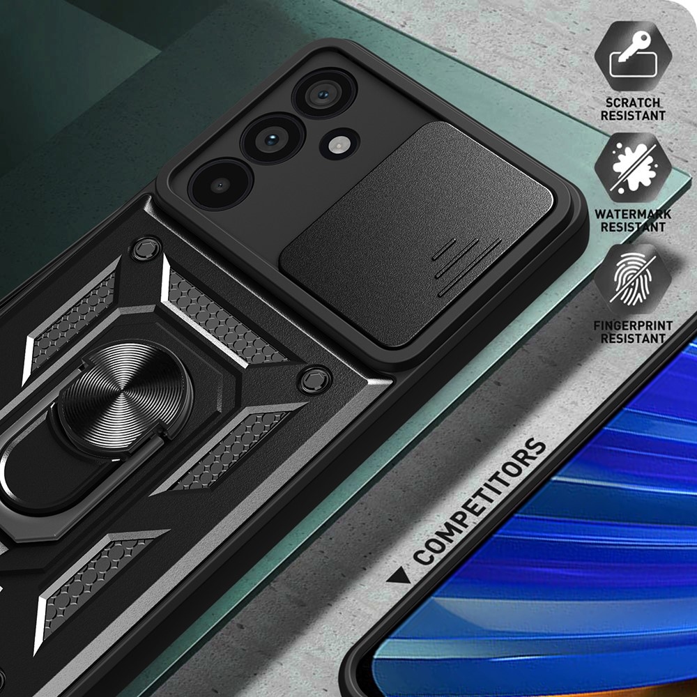 Csúszásálló borítás Samsung Galaxy M55 5G készülékhez - fekete