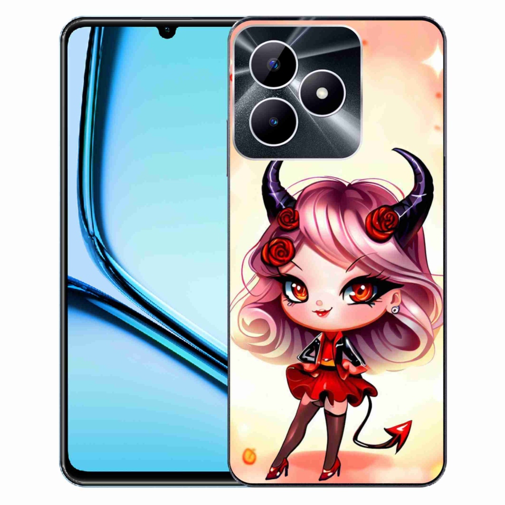 Zselés borító mmCase a Realme Note 50 készülékhez - rajzfilmördög