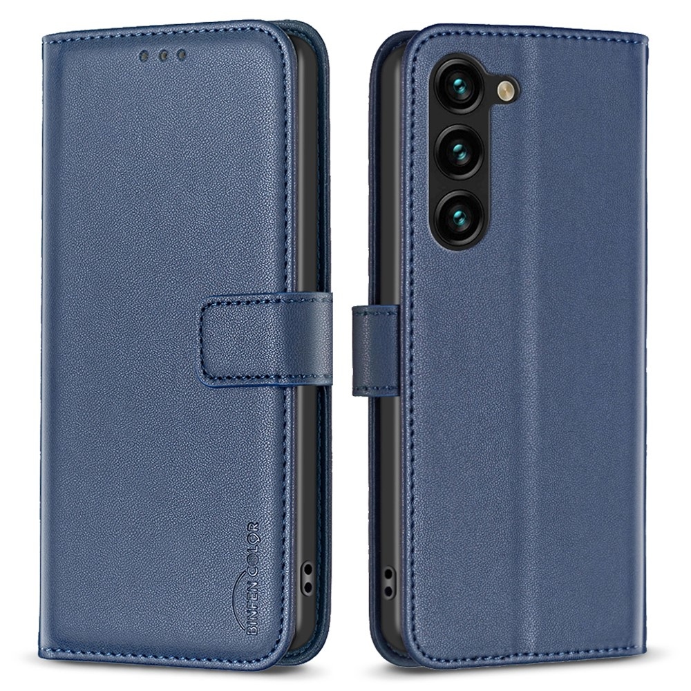 BNF könyvtáska Samsung Galaxy S24 készülékhez - kék