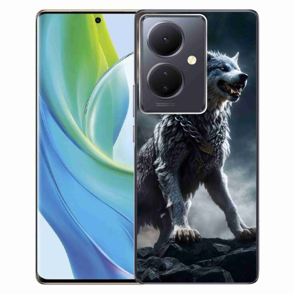 Gél borítás mmCase a Vivo V29 Lite 5G készülékhez - farkas 1