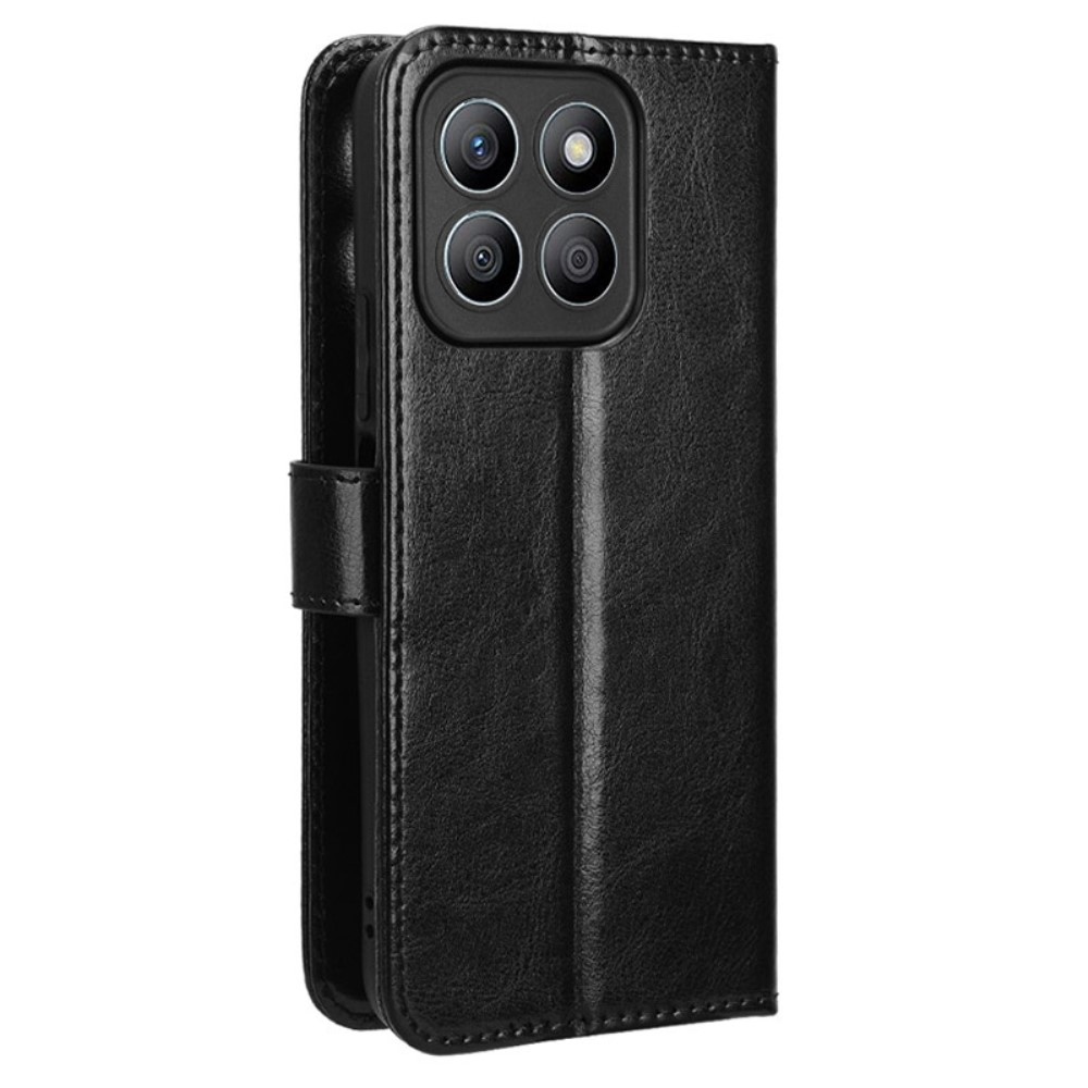 Őrült könyv tok a Honor X8b-hez - fekete